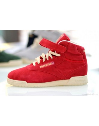 Reebok Exofit Clean Hi - Рийбок мъжки кецове в червено